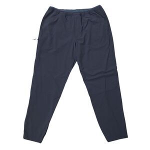 REI Co-op Outdoor Pants Men Large Navy Blue Ripstop Lightweight Travel Hiking